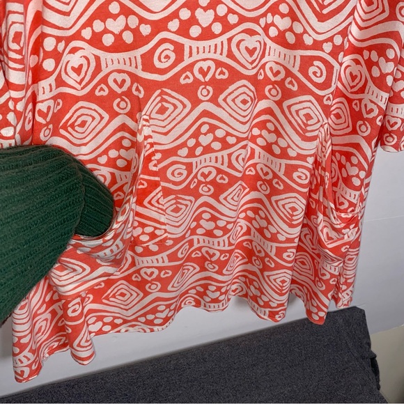 Lulu B Womans Blouse Woman's Shirt Sz Small Ladies Tunic Top w/two front Pockets - Picture 4 of 9